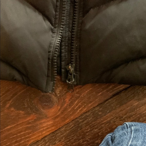 Women's Black Quilted Coat - Picture 3 of 9